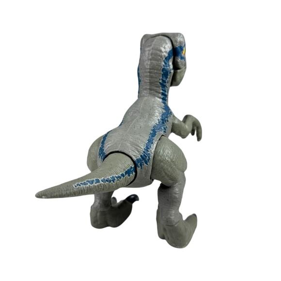 Jurassic World Primal Pals Blue Velociraptor Dinosaur Figure - Interactive Sound - Picture 5 of 6